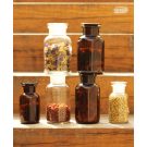 Apothecary bottle SMALL clear - 2 pcs