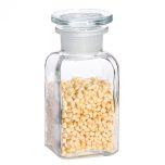 Apothecary bottle MINI square, clear - 2 pcs