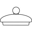 Deckel mit Kugel 6 Stk Deckel mit Kugel 6 Stk