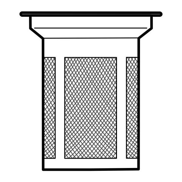 Edelstahlfilter, gross 6 Stk