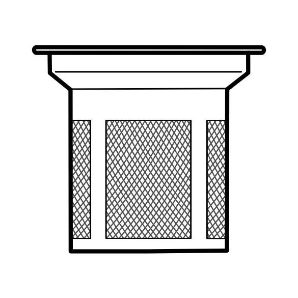 Edelstahlfilter, klein 6 Stk