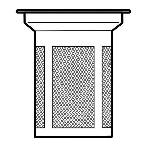 Stainless steel strainer, large