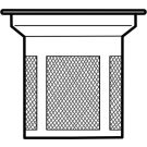 Stainless steel strainer, small 70 mm