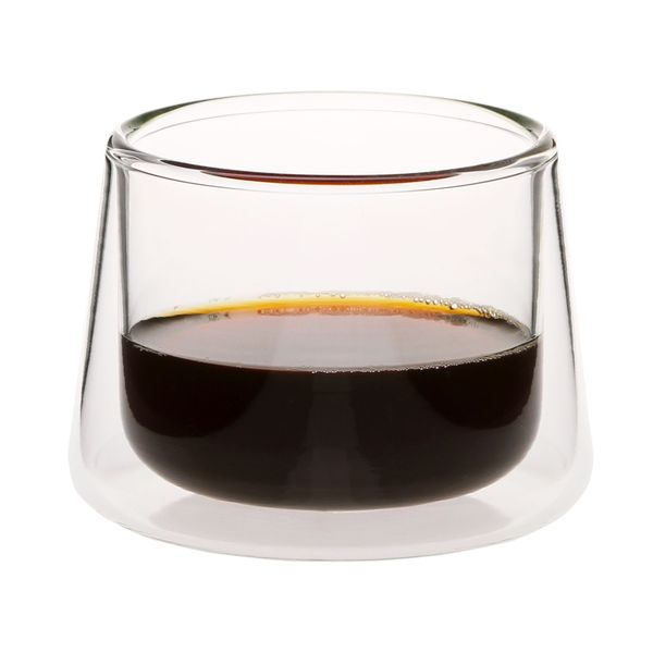 DUO BETA doppelwandiges Glas mit Kaffee